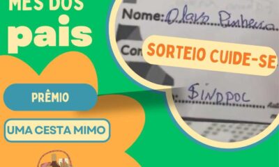 Sorteado da promoção do Dia dos Pais do Sanavitta já pode retirar a cesta