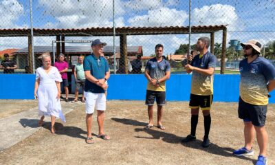 Sindpol dá início à 14ª Copa de Futebol Society com jogos e homenagem
