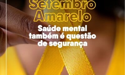 Setembro Amarelo: Saúde mental também é questão de segurança