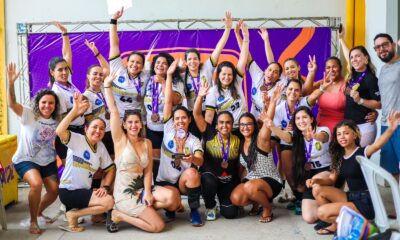 Sindpol parabeniza mulheres policiais civis pela conquista do bronze no handebol nos Jogos dos Servidores