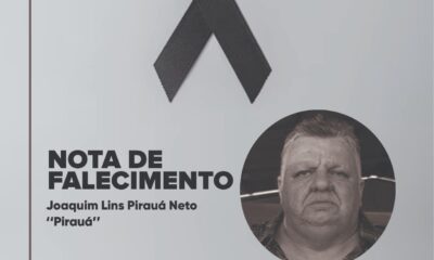 Sindpol informa com pesar o falecimento do policial civil Joaquim Lins Pirauá Neto