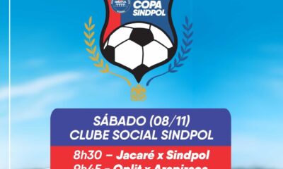 Sindpol realiza a final da 14ª Copa de Futebol Society neste sábado (08)
