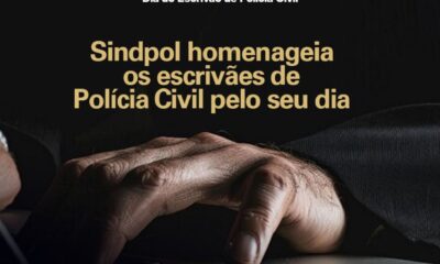Homenagem do Sindpol aos escrivães de polícia