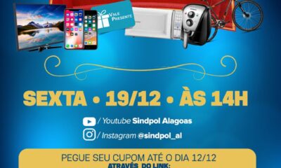 Abertas as inscrições para a Live Natal de Prêmios até o dia 12 de dezembro. Sindicalizados, participem!