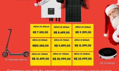 Aproveite o Natal de Prêmios da +Solar Energias Renováveis!
