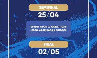 Equipes decidem neste sábado (25) as vagas para a final da 15ª Copa de Futebol Society do Sindpol