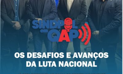 Sindpol em QAP discute os desafios e avanços da luta nacional com o presidente da Cobrapol