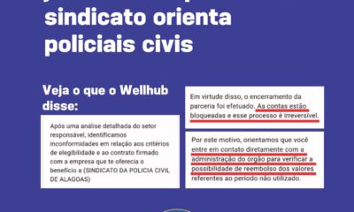 Wellhub rompe contrato com o Sindpol sem justificativa plausível; sindicato orienta policiais civis