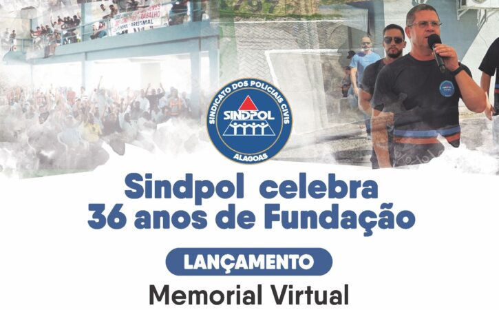 Sindpol celebra 36 anos de fundação com lançamento de aplicativo e memorial digital nesta sexta-feira (15)