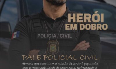 Heróis em dobro: pais e policiais civis