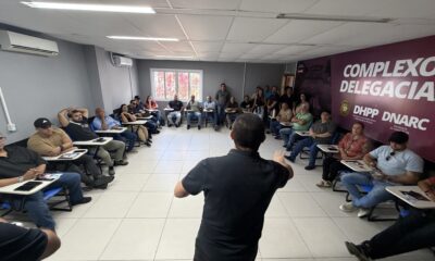 Sindpol apresenta pautas da categoria em visitas à DHPP e à Central de Flagrantes