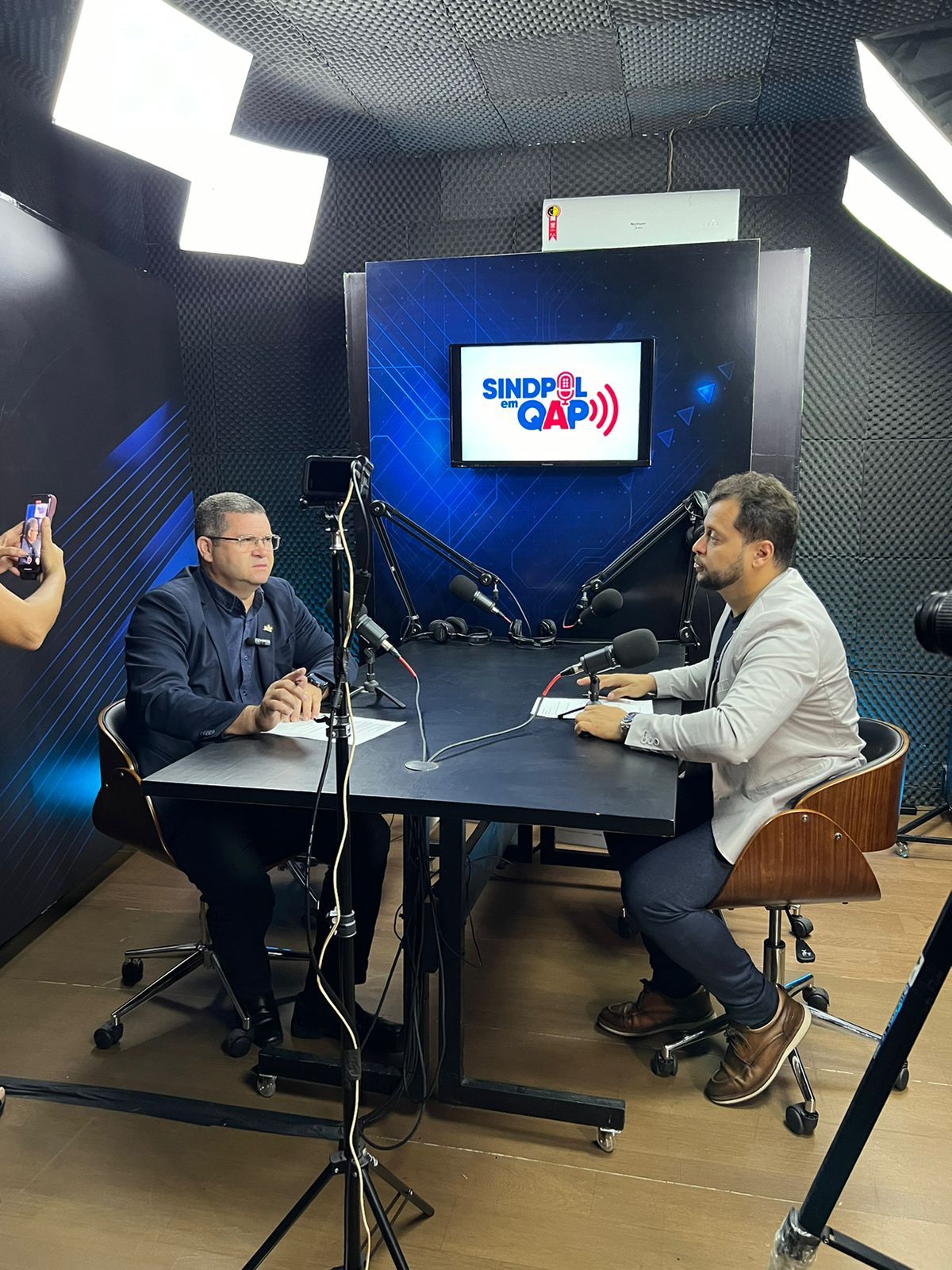 Gravação do programa QAP
