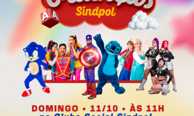 Sindpol promoverá Festa do Dia das Crianças no dia 11 de outubro