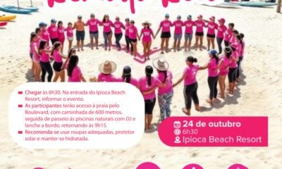 Aviso: Policiais civis inscritas na Remada Rosa do Sindpol devem chegar às 6h30