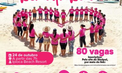 Remada Rosa: Sindpol promove manhã de esporte, saúde e integração para mulheres policiais civis