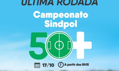 Neste sábado, acontece a última rodada do Campeonato Sindpol 50+